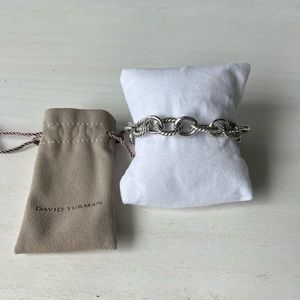 100% Authentic David Yurman Cable Chain Link Bracelet EUC!